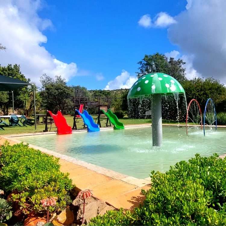 Game lodge with kiddies pool