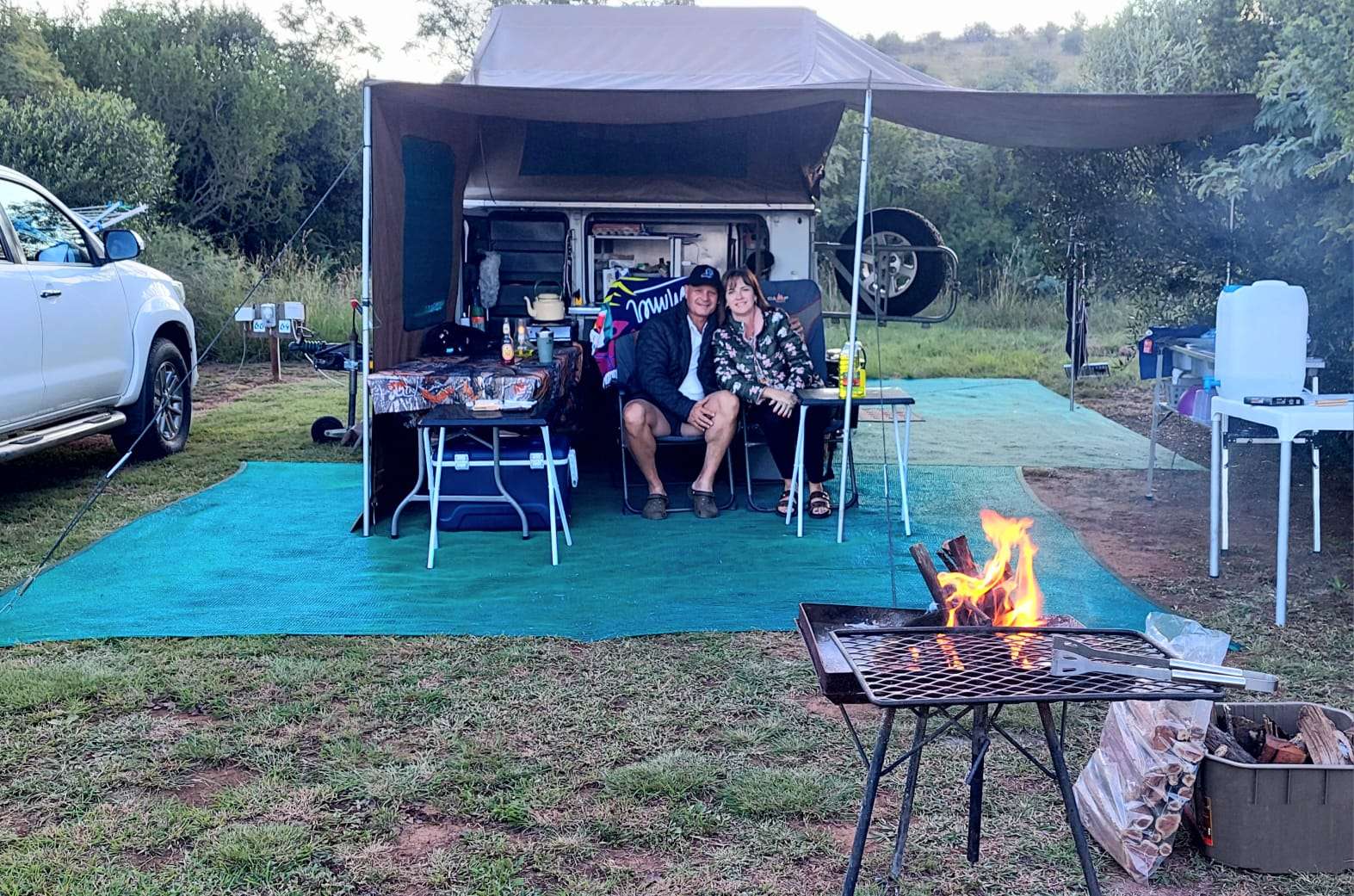 camp sites near Parys/ kamp plek naby parys