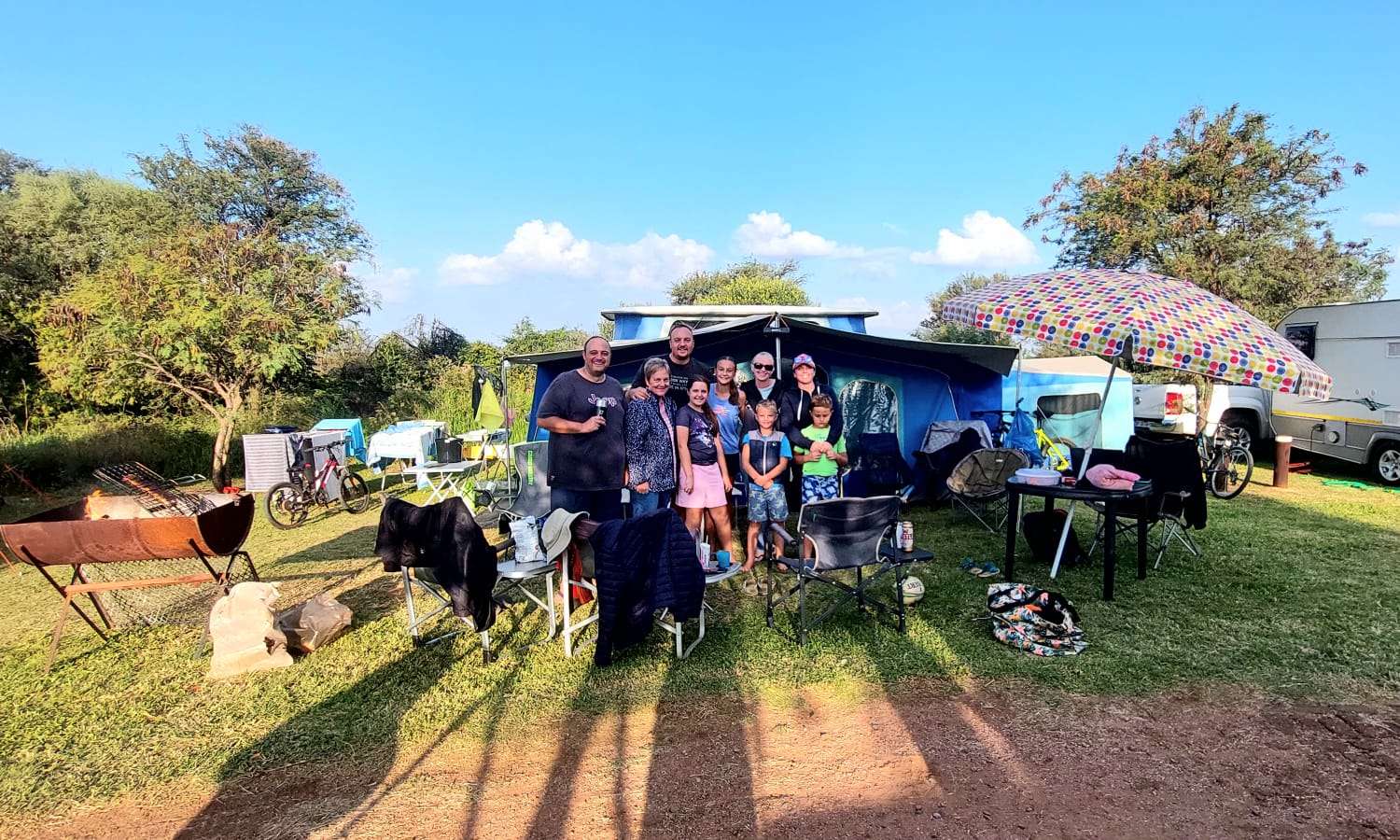 camp sites near Parys/ kamp plek naby parys